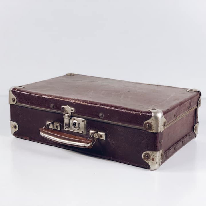 Валіза вінтаж коричнева VL-072