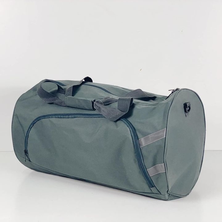 Сумка спортивна сіра MB-060