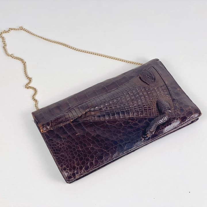 Сумочка маленька на ланцюжку шкіра крокодила MB-068