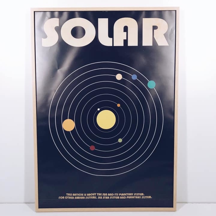 Постер-афіша у рамкі Solar AR-367