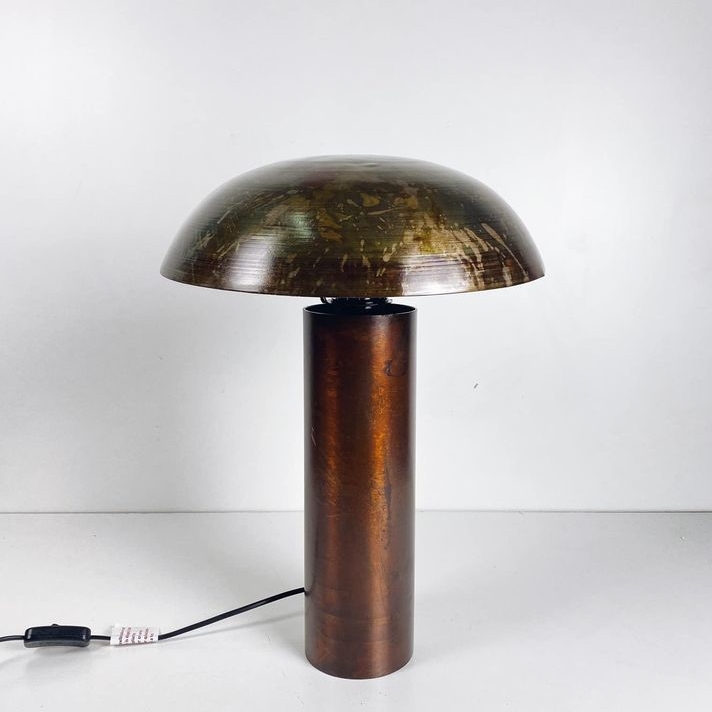 Лампа настільна зістарена мідь LT-191