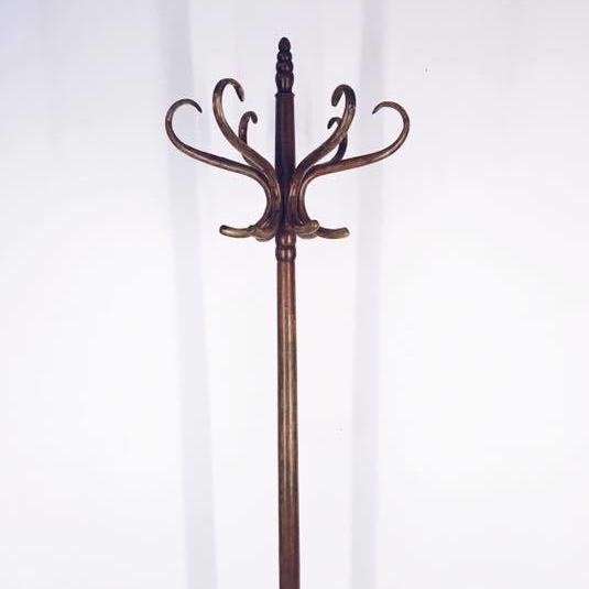 Вішак підлоговий вінтаж дерево 2