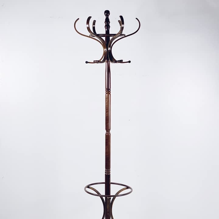 Вішак підлоговий вінтаж дерево 3