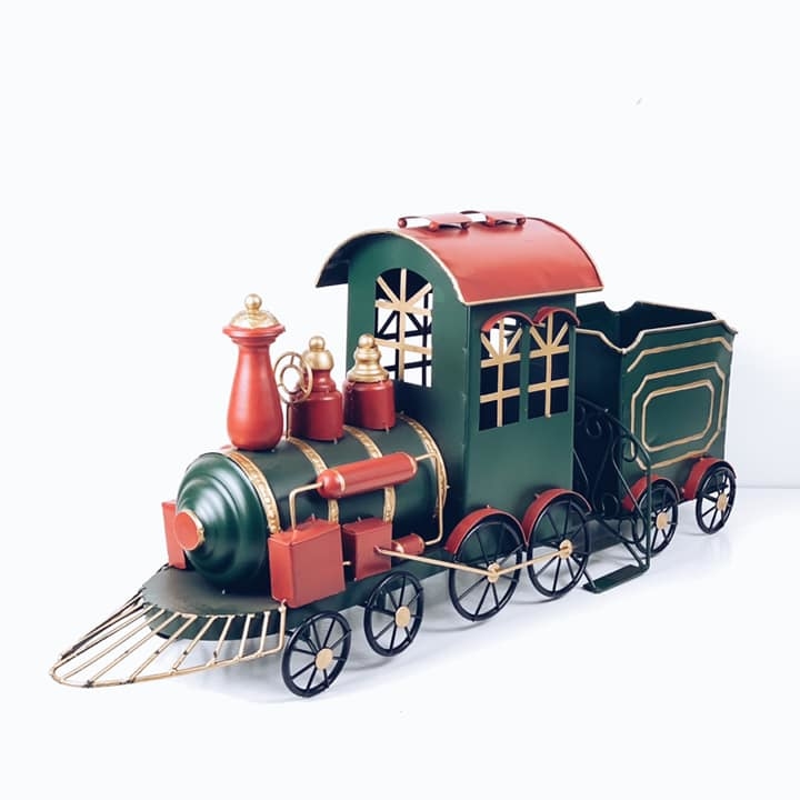 Паровоз декоративний великий метал