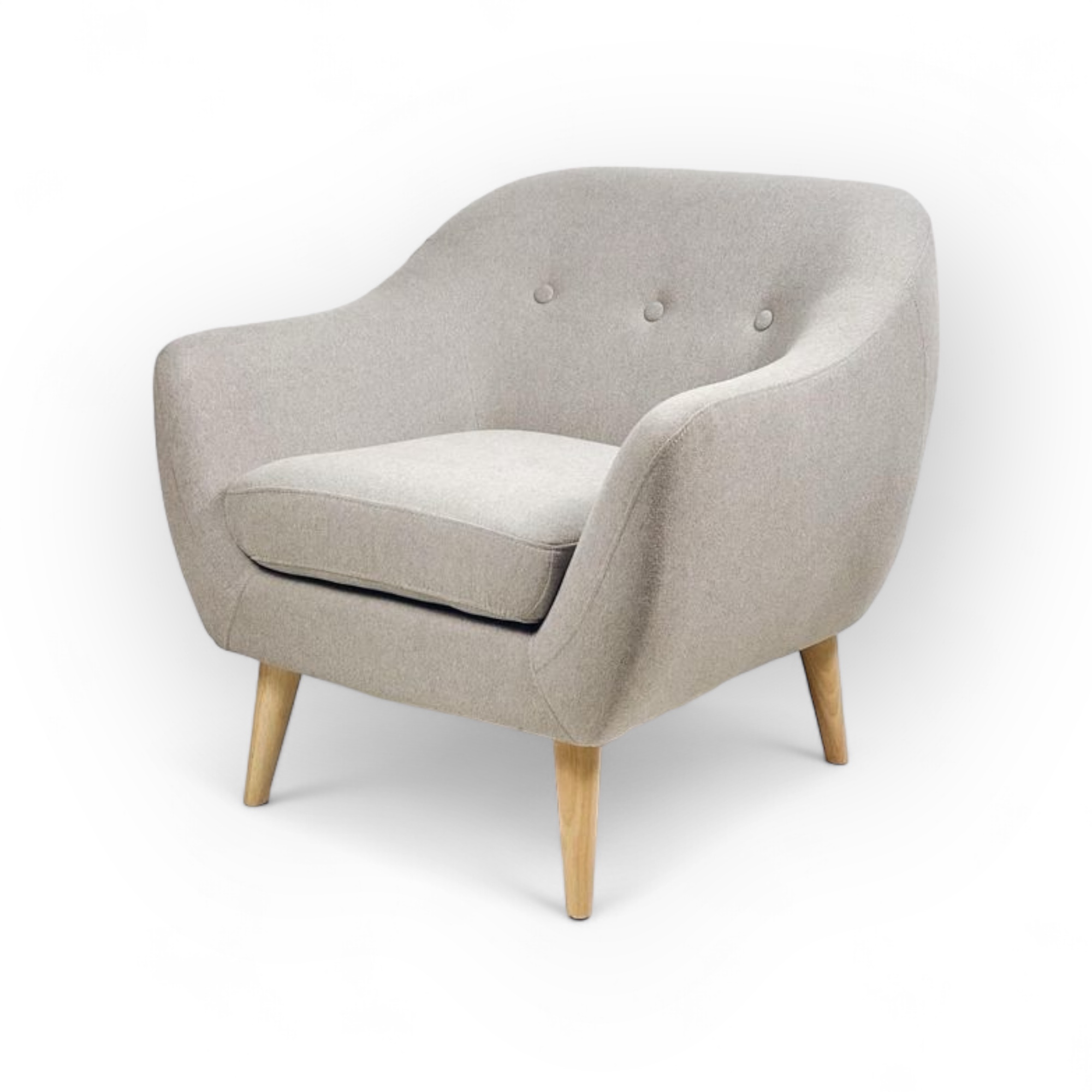 Крісло світло-сіре CH-117