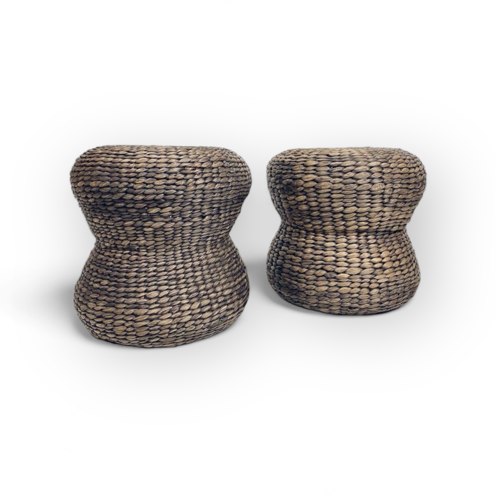 Пуф плетений темний очерет PF-038