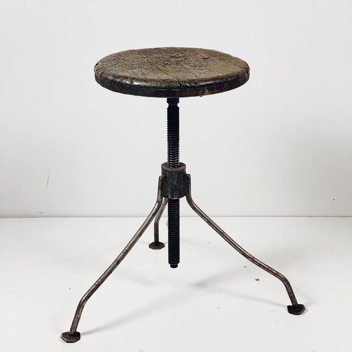 Табурет вінтаж індустріальний ST-102