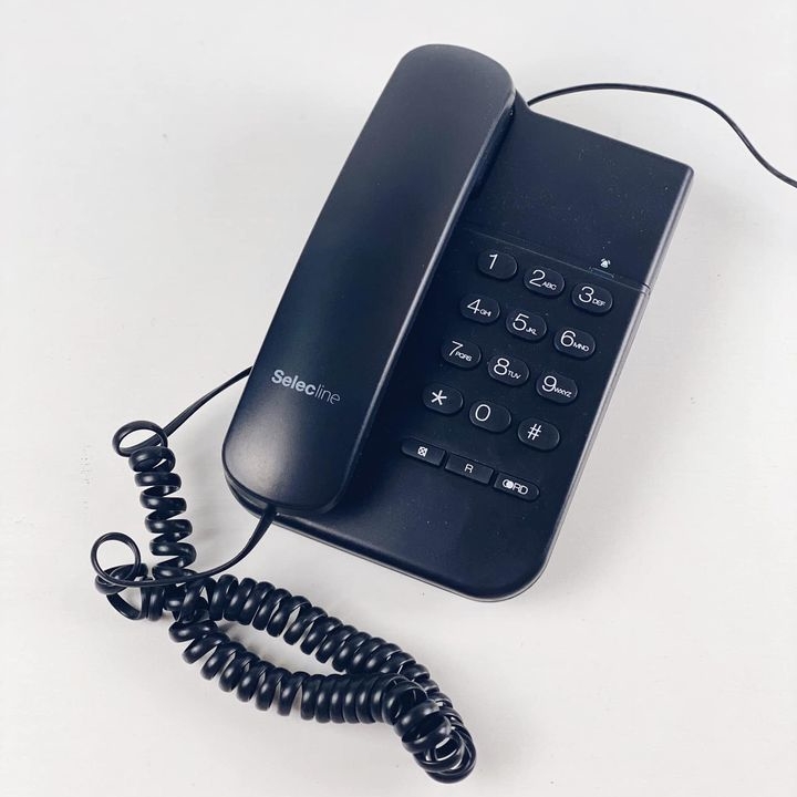 Телефон офісний чорний PH-067