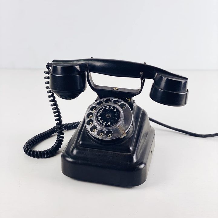 Телефон вінтаж чорний PH-086