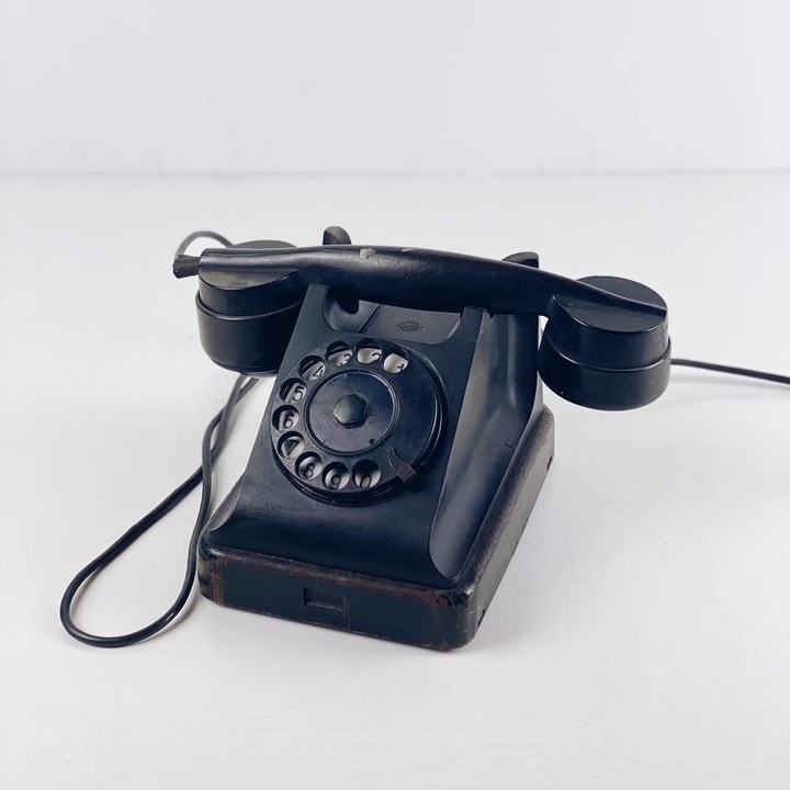 Телефон вінтаж чорний PH-087