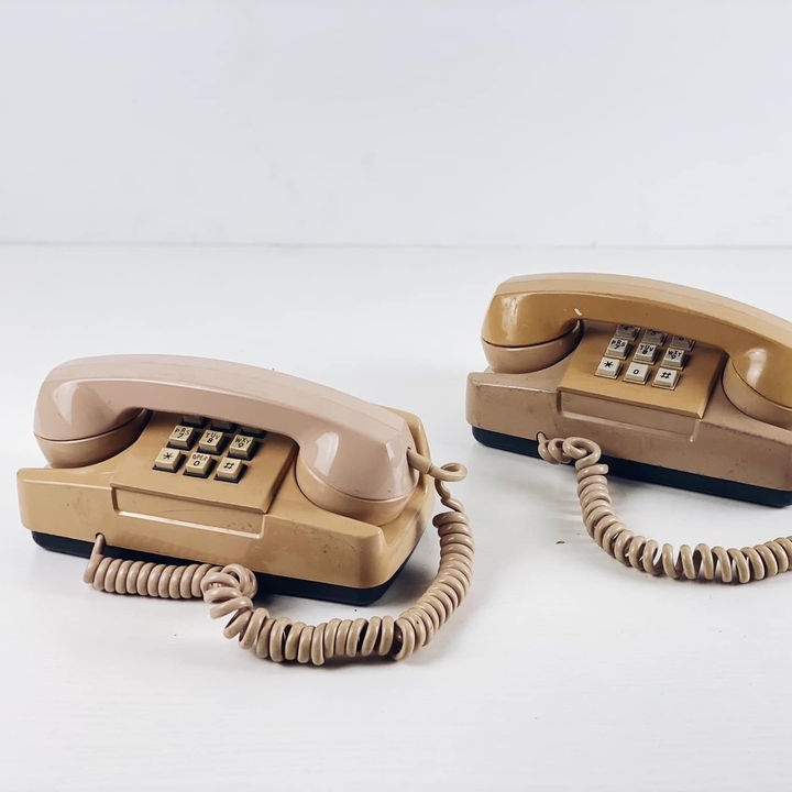 Телефон вінтаж св-коричневий PH-095