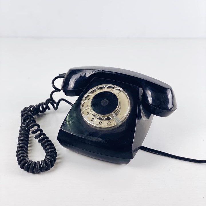 Телефон вінтаж чорний PH-097