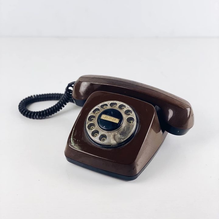Телефон вінтаж темно-коричневий PH-099