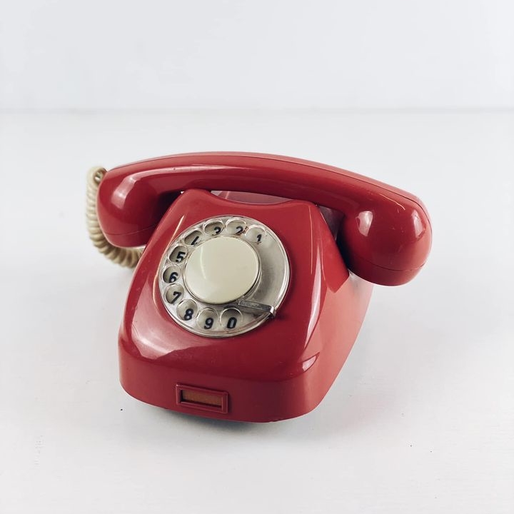 Телефон вінтаж червоний PH-100