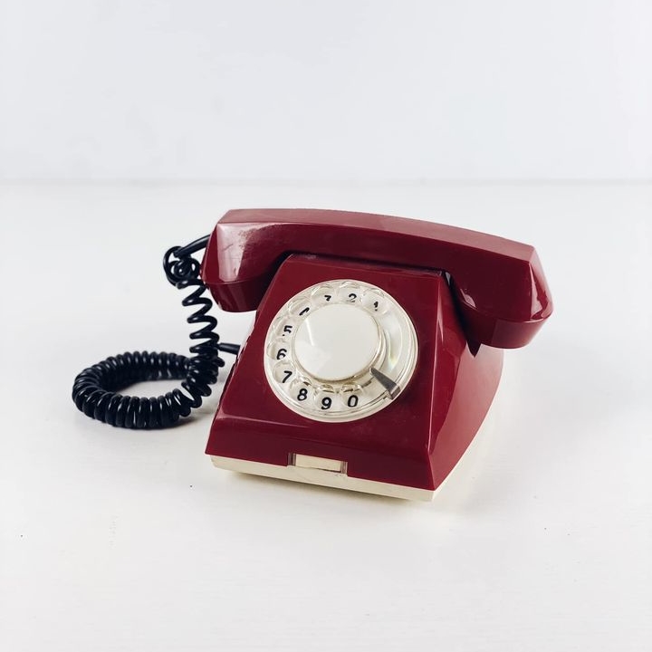 Телефон вінтаж червоний PH-101