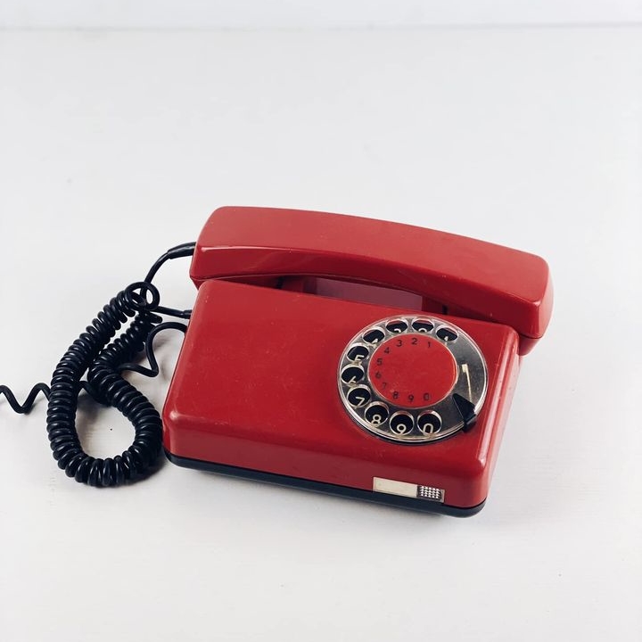 Телефон вінтаж червоний PH-103