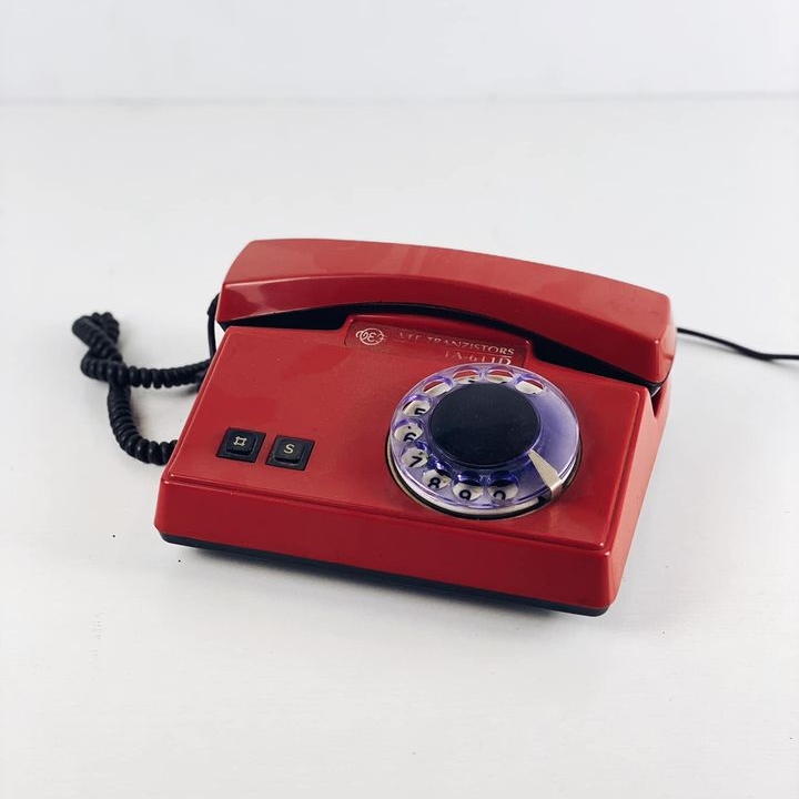 Телефон вінтаж червоний PH-104