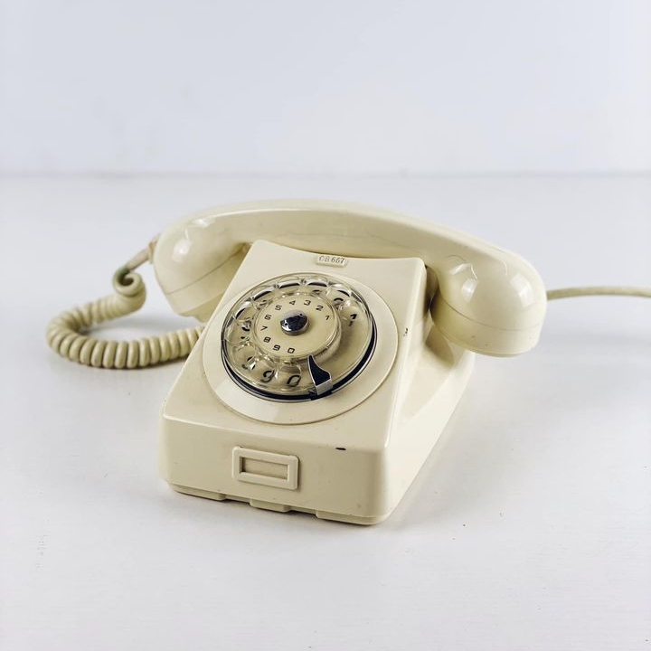Телефон вінтаж колір вершковий PH-109