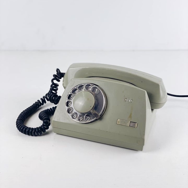 Телефон вінтаж сірий PH-114