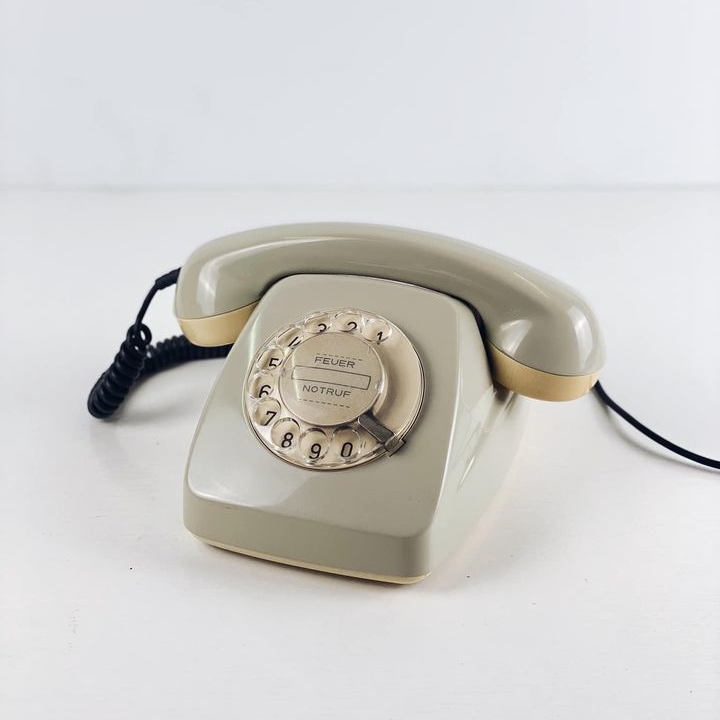 Телефон вінтаж беж PH-116