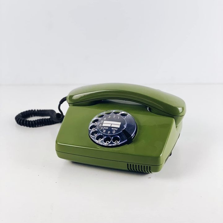Телефон вінтаж зелений PH-124