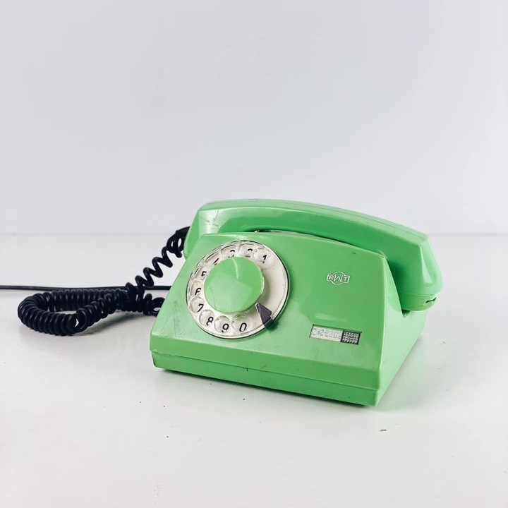 Телефон вінтаж яскраво-зелений PH-125