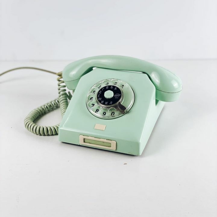 Телефон вінтаж колір м'ята PH-127