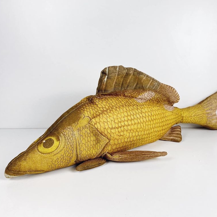 Подушка декоративна риба Paul жовта PW-337