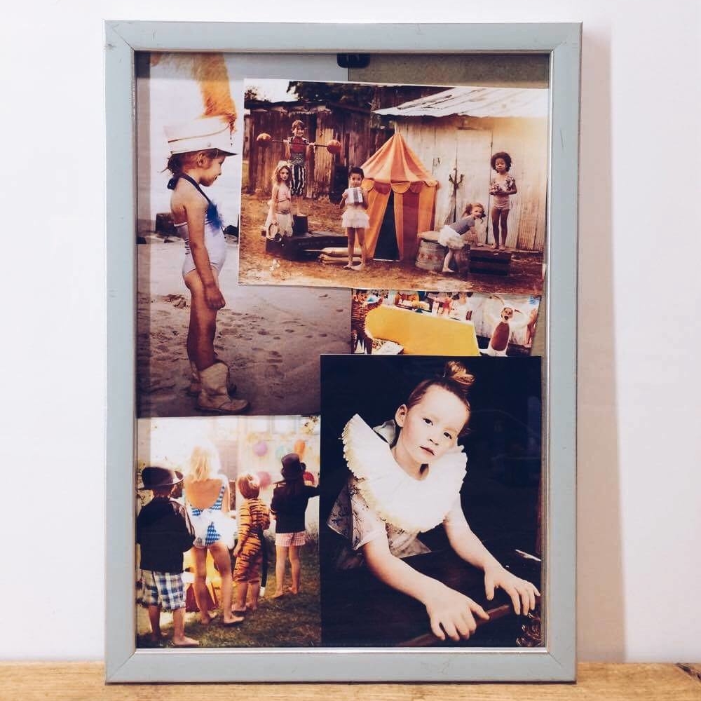 Колаж з дитячих фото у рамкі AR-217