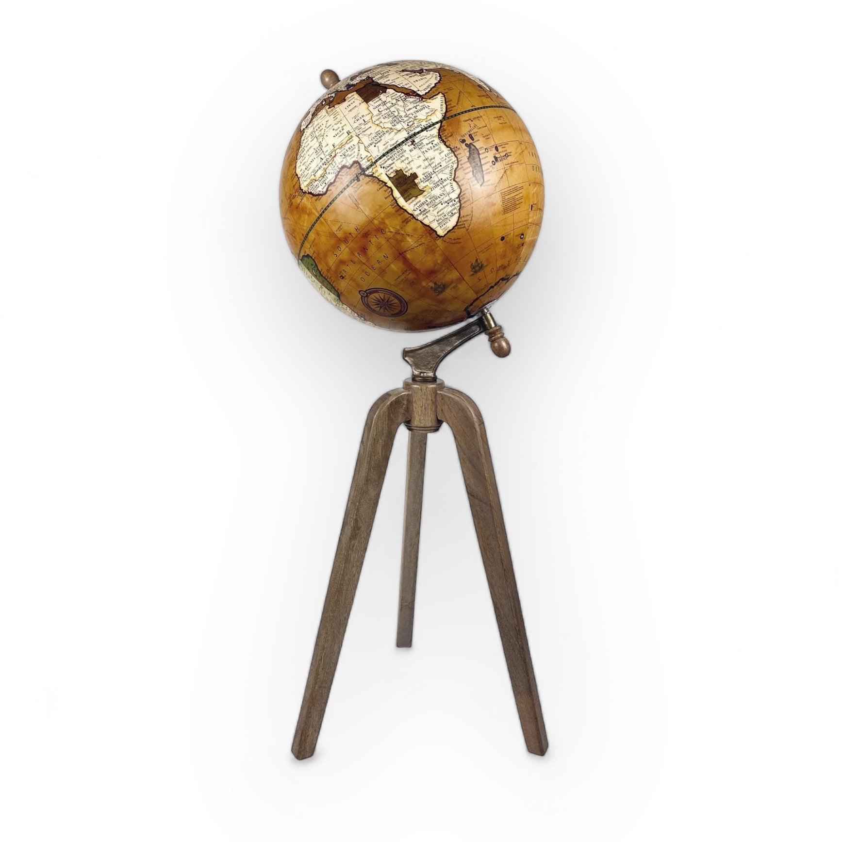 Глобус на тринозі великий у вінтажному стилі GL-035