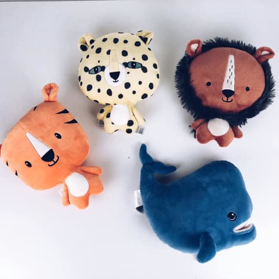 М'яка іграшка Тигр/Леопард/Лев/Кит