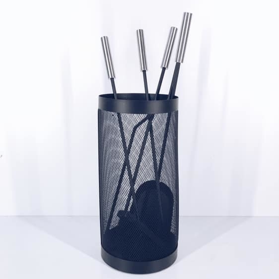 Камінний набір метал чорний