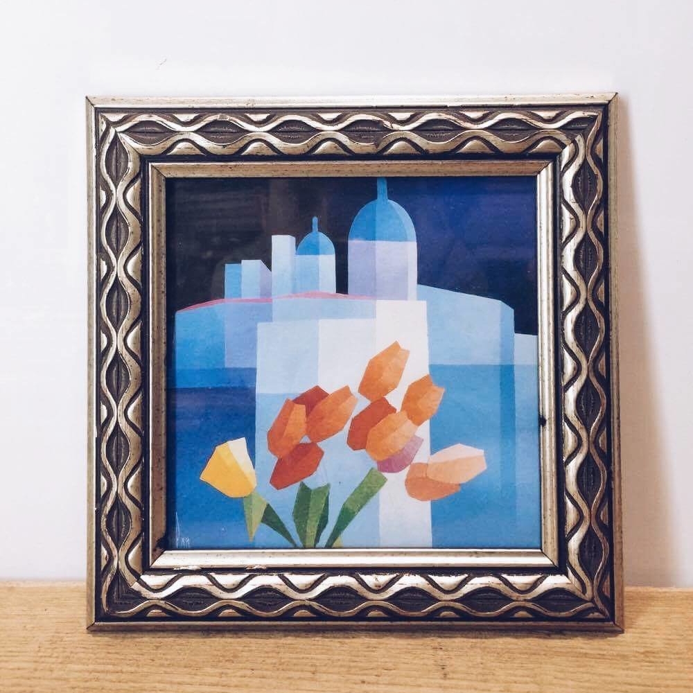 Пейзаж стилізований у рамці AR-161