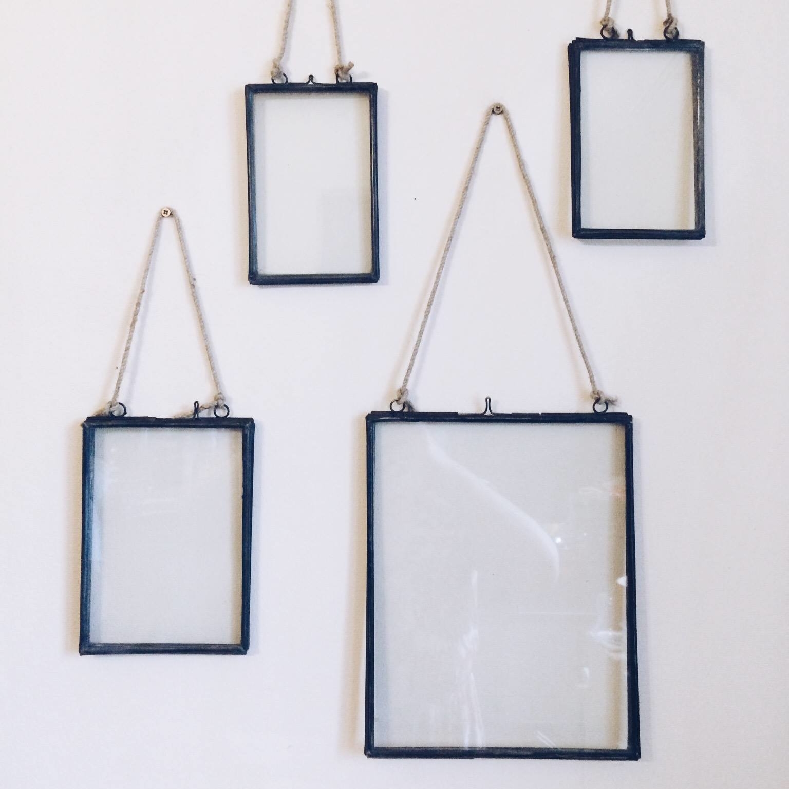 Фоторамка 2-стороння метал/скло AR-058