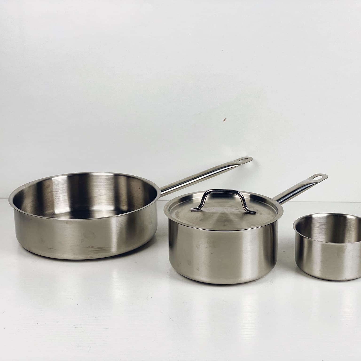 Каструля з однією ручкою нерж сталь KH-127