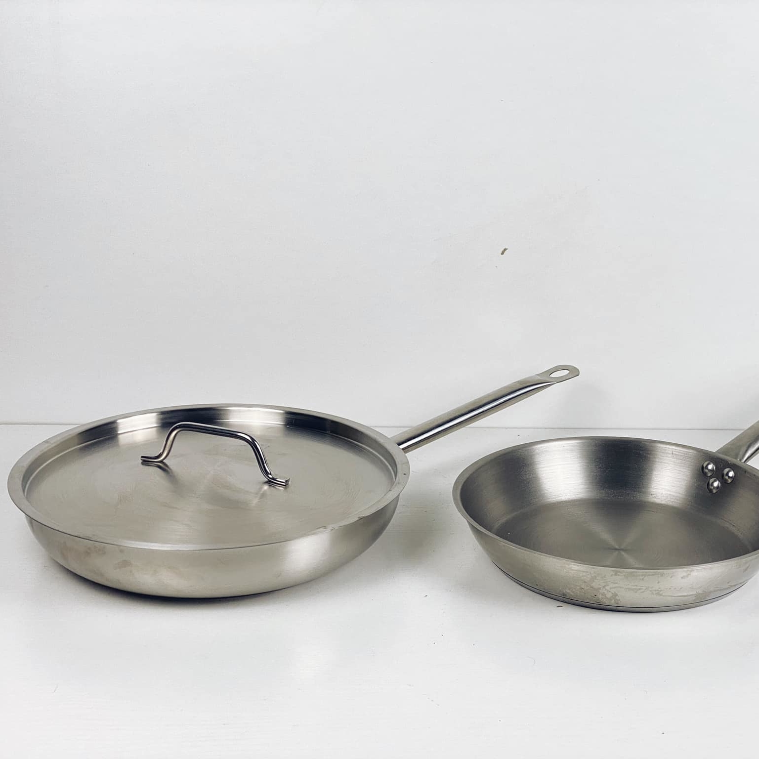 Сковорідка з кришкою/без кришки нерж сталь KH-129