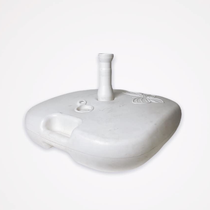 Основа для парасолі  біла/чорна пластик