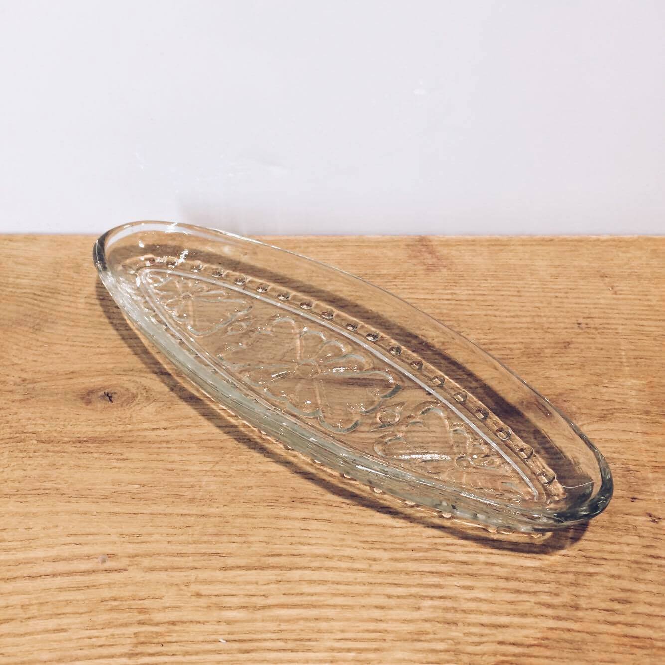 Блюдо овальне кришталь