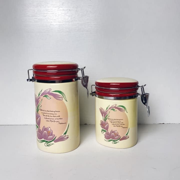 Банка для сипучих продуктів з кришкою на кліпсі KB-039