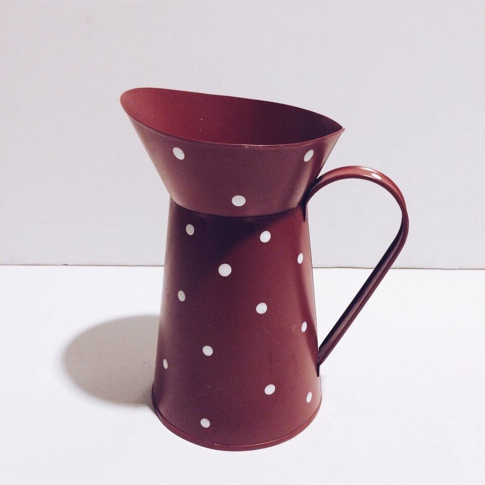 Глечик декоративний малий, метал JU-009