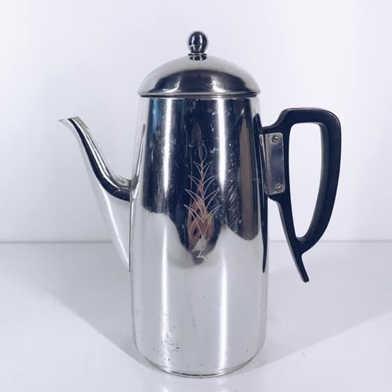 Чайник для кави нерж.сталь/пластик TE-044