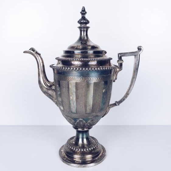 Чайник великий антикварний столове срібло TE-047