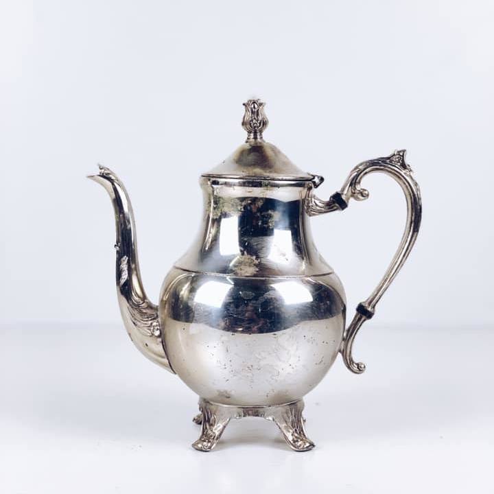 Чайник для кави/чаю столове срібло вінтаж TE-061