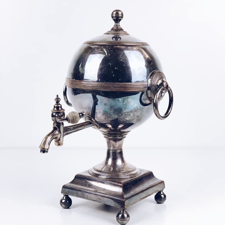 Бульотка старовинна сріблення по міді TE-066