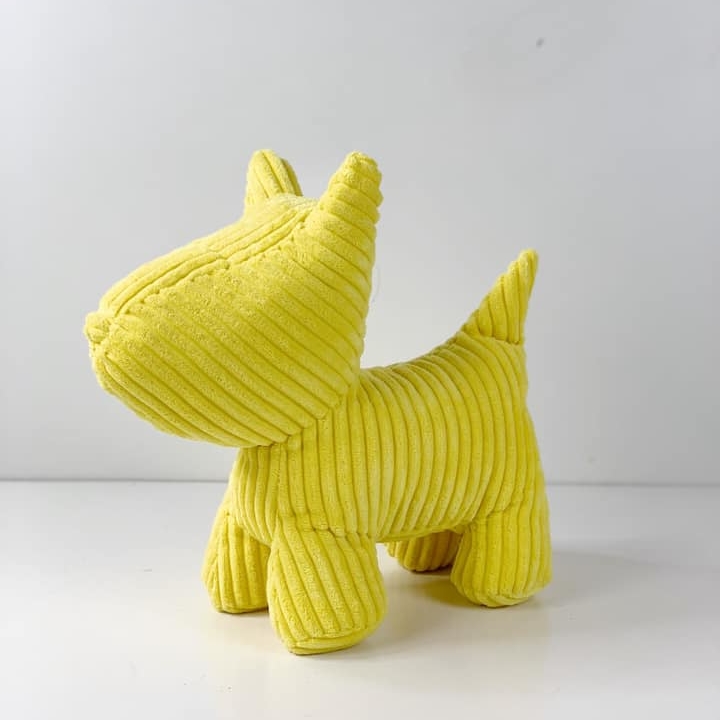 М'яка іграшка Пес жовтий велюр