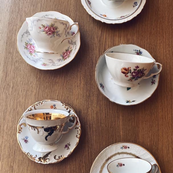 Чашка з блюдцем 2 порцеляна вінтаж