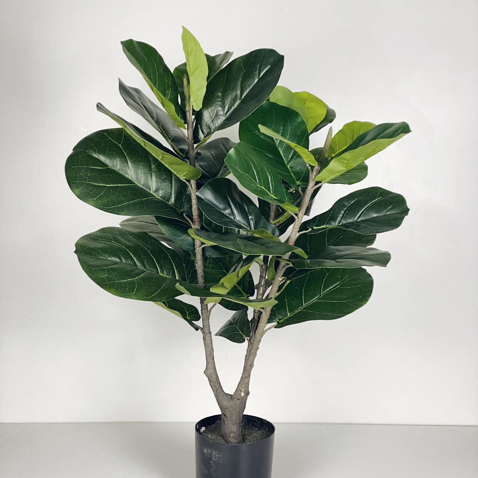 Фікус ліровидний штучний 80 у вазоні FW-138