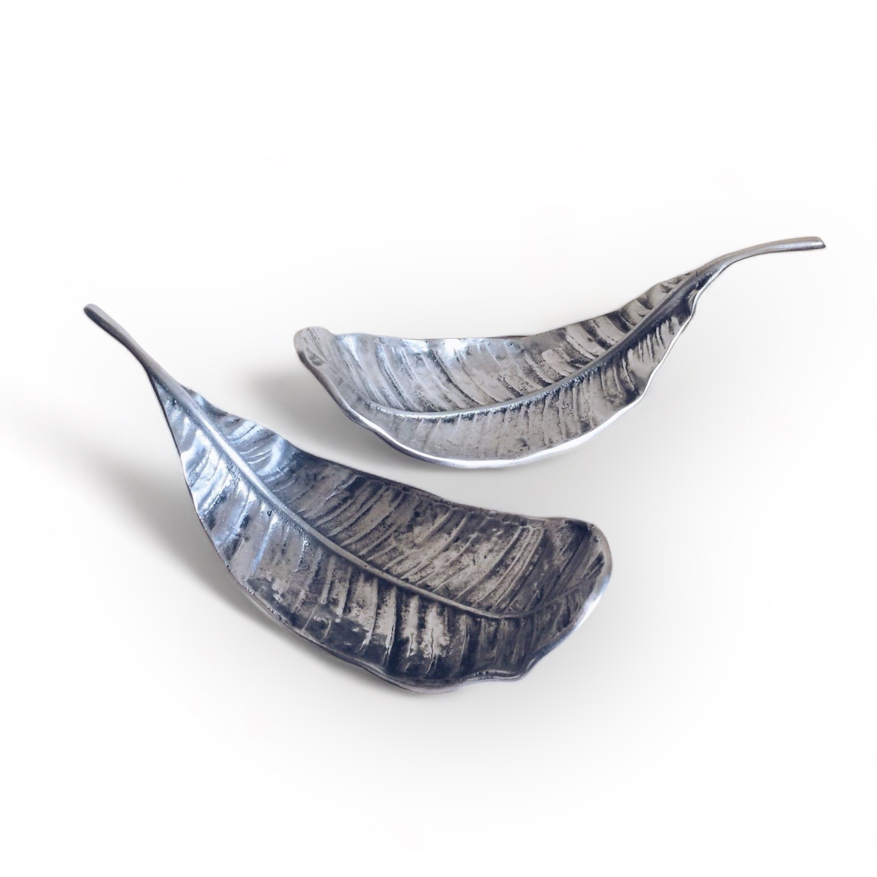 Блюдо Листок метал PS-030