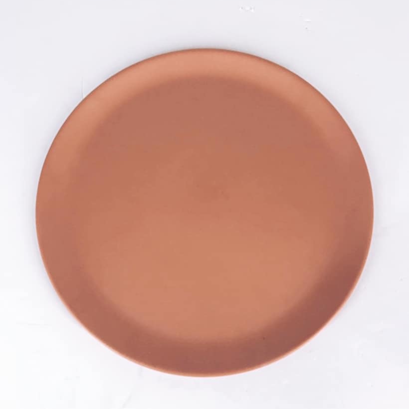 Блюдо кругле теракота PS-031