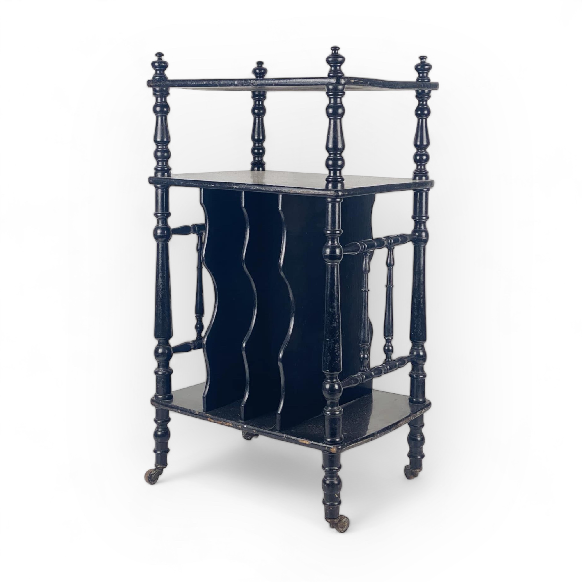 Етажерка мала чорна вінтаж SR-060